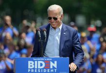 Joe Biden smiling