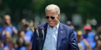 Joe Biden smiling