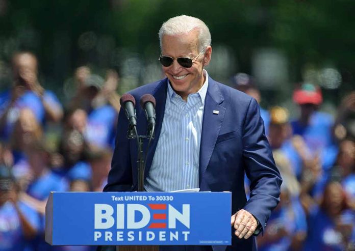 Joe Biden smiling