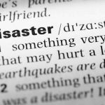 "disaster" word definition in a dictionary.