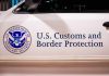 U.S. Customs and Border Protection vehicle logo and text.