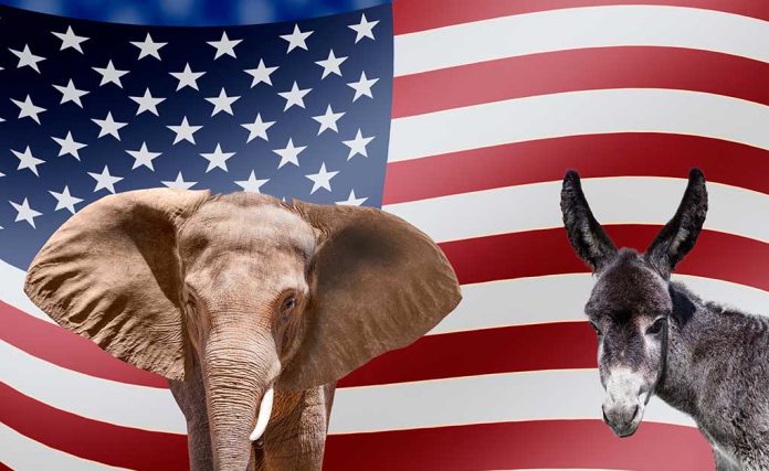 1787632067 featured image Elephant and donkey with American flag background
