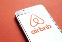 Airbnb app on a smartphone screen