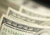 Close up of hundred-dollar bills