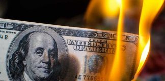burning money