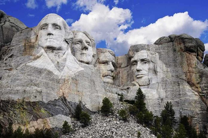 shutterstock_160871921.jpg Mount Rushmore featuring the carved faces of four U.S. presidents