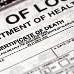 Boxers Cause of Death REVEALED – Fans STUNNED! Close-up of a California death certificate document
