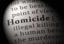 Mother’s HORRIFYING Murder Plot EXPOSED Magnified text showing definition of homicide.