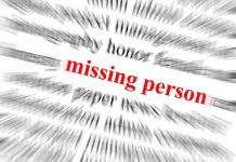 Tragic End for Missing 20-Year-Old: She Was Where? Text graphic highlighting missing person in red among blurred words