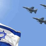 Israel’s $8.6 Billion Power Move Stuns Everyone Israeli flag with three fighter jets in flight.