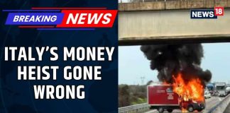 Money Heist Fails: Robbers Bomb Cash Van On Italy Highway