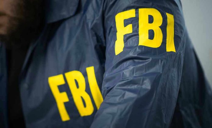 622639580 FBI jacket with yellow letters.