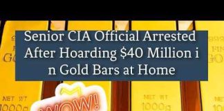 CIA Officer BUSTED – $40M Gold Hoard! CIA Officer BUSTED - $40M Gold Hoard!