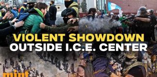 Anti-ICE Protest Turns VIOLENT As Feds Clash!
