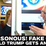 Trump Attacks Reporter Inches From His Face President Trump Gaggles with Press on Air Force One En Route Anchorage, AK, May 15, 2026