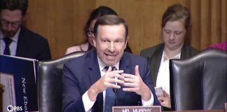 WATCH: Sen. Murphy presses Rubio on what it will take to reopen the Strait of Hormuz