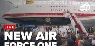 NEW Air Force One Takes First Flight! 🔴 LIVE | Pres. Trump shows new Air Force One at Joint Base Andrews