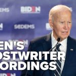 Biden looks to block DOJ release of 2017 ghostwriter audio recordings