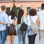 UC Berkeley Dorm Horror Exposed! Group of students walking together on campus