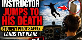 Pilot Jumps To Death Mid-Flight! Student Pilot Safely Lands Plane After Instructor Opens Cockpit Door Jumping to His Death Mid-Flight