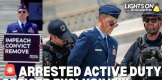 EXCLUSIVE: Detained ACTIVE DUTY Major FIRST EVER to Demand Trump''s REMOVAL from Office | Lights On