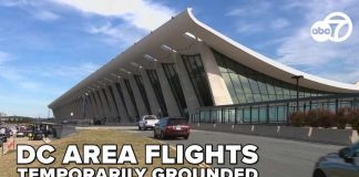 DC-area flights grounded again for strong odor, weeks after similar issue at same facility