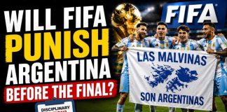 Disgusting Banner UNVEILED During World Cup Match Argentina’s Political Banner controversy explained | World Cup semi final 2026