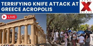 Knifeman STABS Two U.S Tourists! LIVE: Knife Attack Near Greece Acropolis Leaves Two Tourists Injured | NewsX World