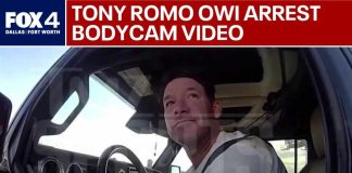 Bodycam Standoff: NFL Star’s Arrest Footage Leaked Bodycam Video Released in Tony Romo OWI Arrest