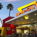 Fast Food Bloodbath Shooting Stuns Nation In-N-Out Burger restaurant exterior at dusk