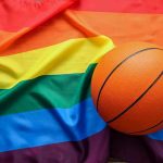 What Happened to Female WNBA Fans Is Shocking Basketball on a rainbow pride flag