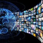Hegseth’s Cut Sparks Racist Accusations Digital globe with curved wall of multimedia screens