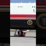 Air Force One Scare Halts Trump Air Force One emergency slide accidentally deployed