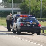 Body-Cam Meltdown Engulfs Dem Candidate Police officer conducting a traffic stop on a highway