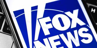 Hannity-De Blasio Clash Explodes on Fox Fox News logo displayed on a smartphone screen