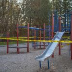 Livestream Turns Party Into Chaos – Bullets FLY! Playground equipment wrapped with caution tape