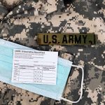 Hegseth Immediately SHUTS DOWN Social Media Accounts! U.S. Army uniform with face mask and vaccination card